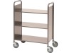 Iron Horse Booktruck with 3 flat shelves
