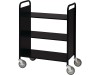 Iron Horse Booktruck with 3 flat shelves
