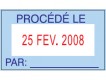 Trodat Printy 4750 Customized Self-Inking Date Stamp
