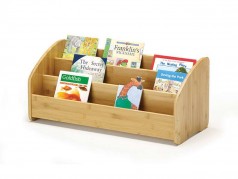 Bamboo Book Display Rack