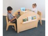 Whitney Brothers Two Student Adjustable Library Desk