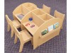 Whitney Brothers Two Student Adjustable Library Desk
