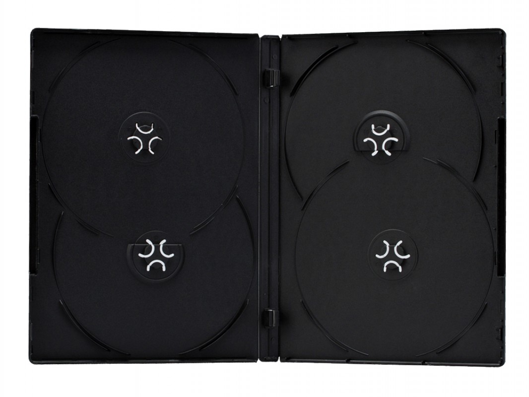 Slim DVD Case 4 Discs Biblio RPL Ltée