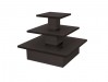 Display Table - Square - Three-Tier