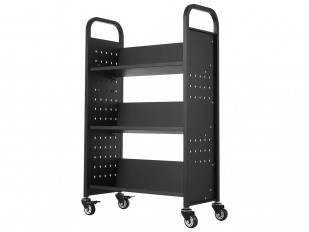 Chariot à 3 tablettes inclinées