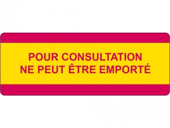 Étiquettes de classification - Pour consultation
