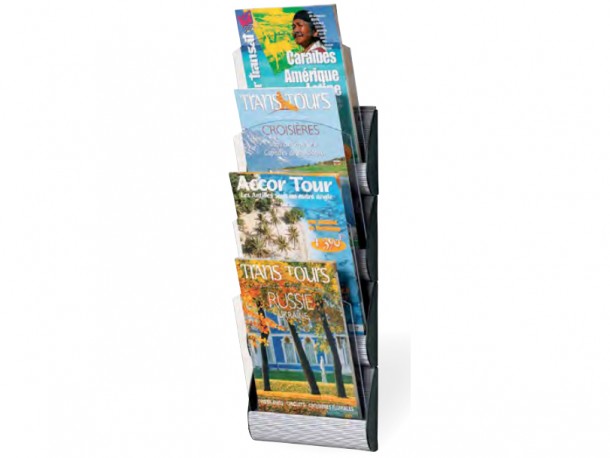 Présentoir mural pour magazines