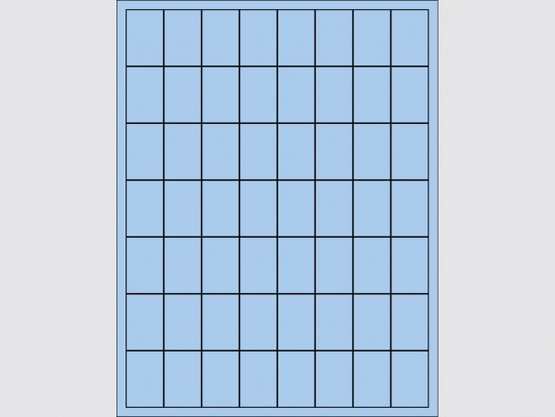 Étiquettes laser de couleur - 1"L x 1 1/2"H