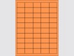 Étiquettes laser de couleur - 1 3/5"L x 1"H