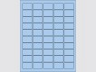 Étiquettes laser de couleur - 1 1/2"L x 1"H