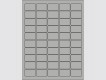 Étiquettes laser de couleur - 1 1/2"L x 1"H