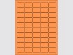 Étiquettes laser de couleur - 1 1/2"L x 1"H
