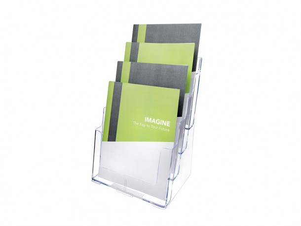 Acrylic Countertop Magazine Holder