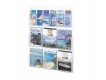 Présentoir mural Clear2c pour magazines et dépliant
