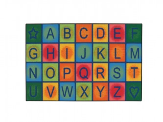 Tapis pour enfants "KIDS Value Rugs - Simple Alphabet Blocks" de Carpets for Kids